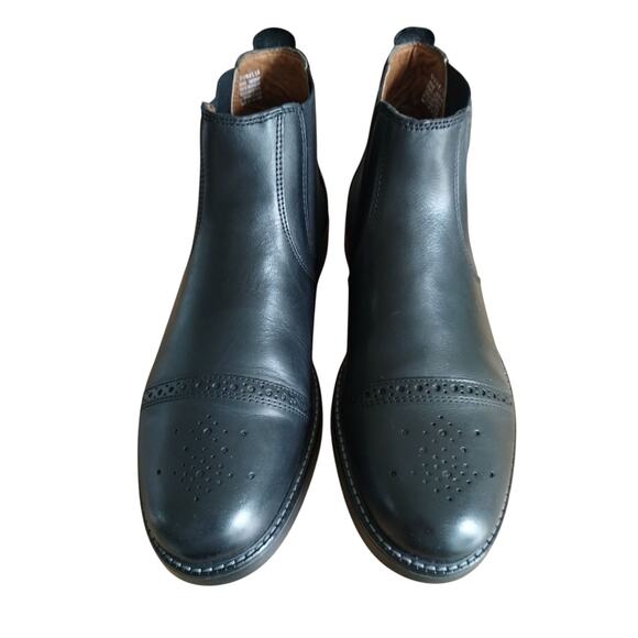NWO Quirelli Mens Black Borrego Leather Casual Office Wear‎ Booties size 8 main image 12
